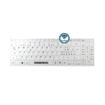 Man & Machine Its Cool Flat Wireless keyboard USB QWERTZ German White