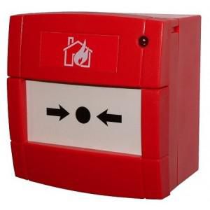 Conventional Call Point with  LED and red back box thumbnail