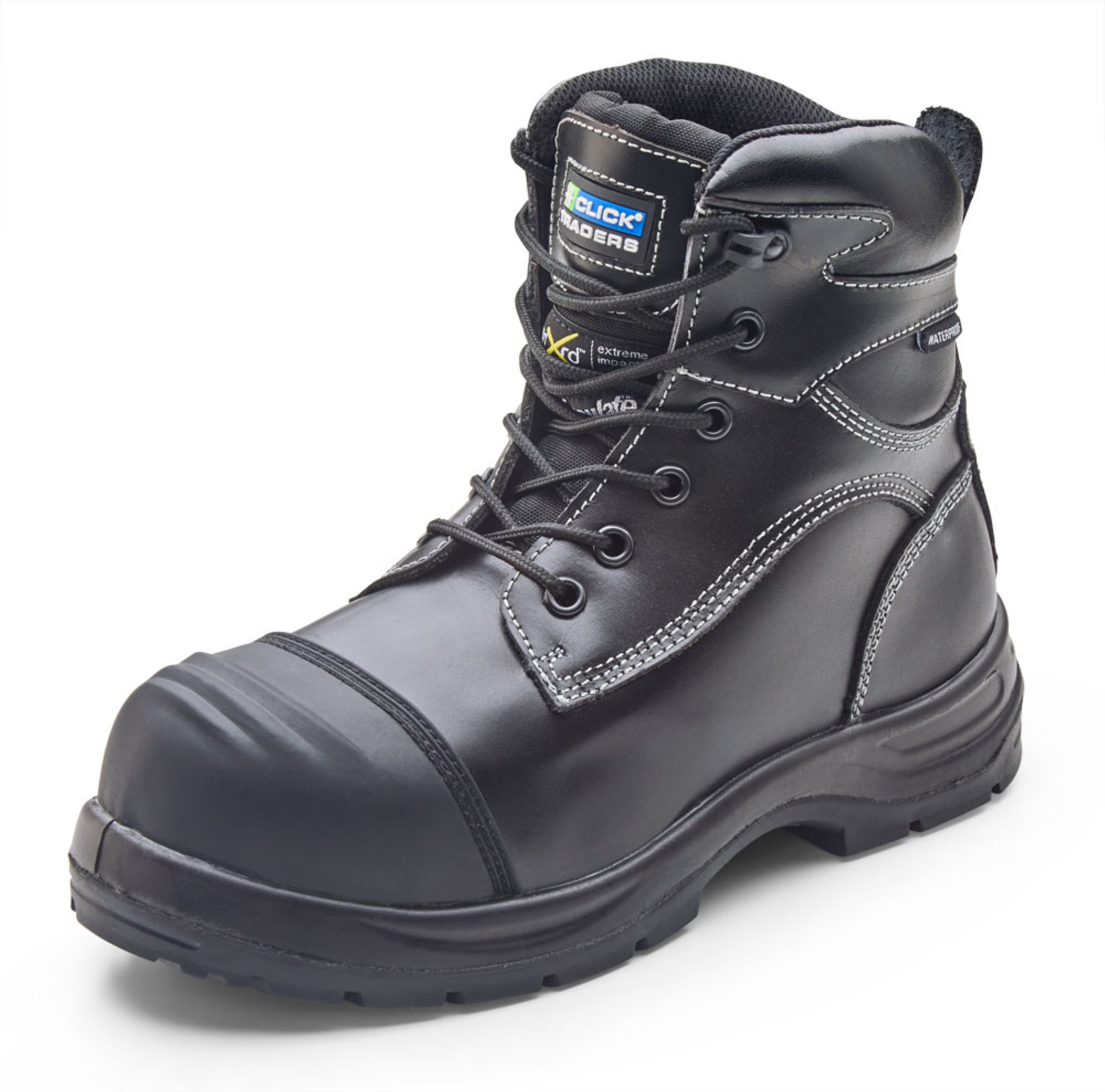 Beeswift Click Traders Trencher Boots 1 Pair with Poron XRD Technology Black 6.5 CF66BL06.5