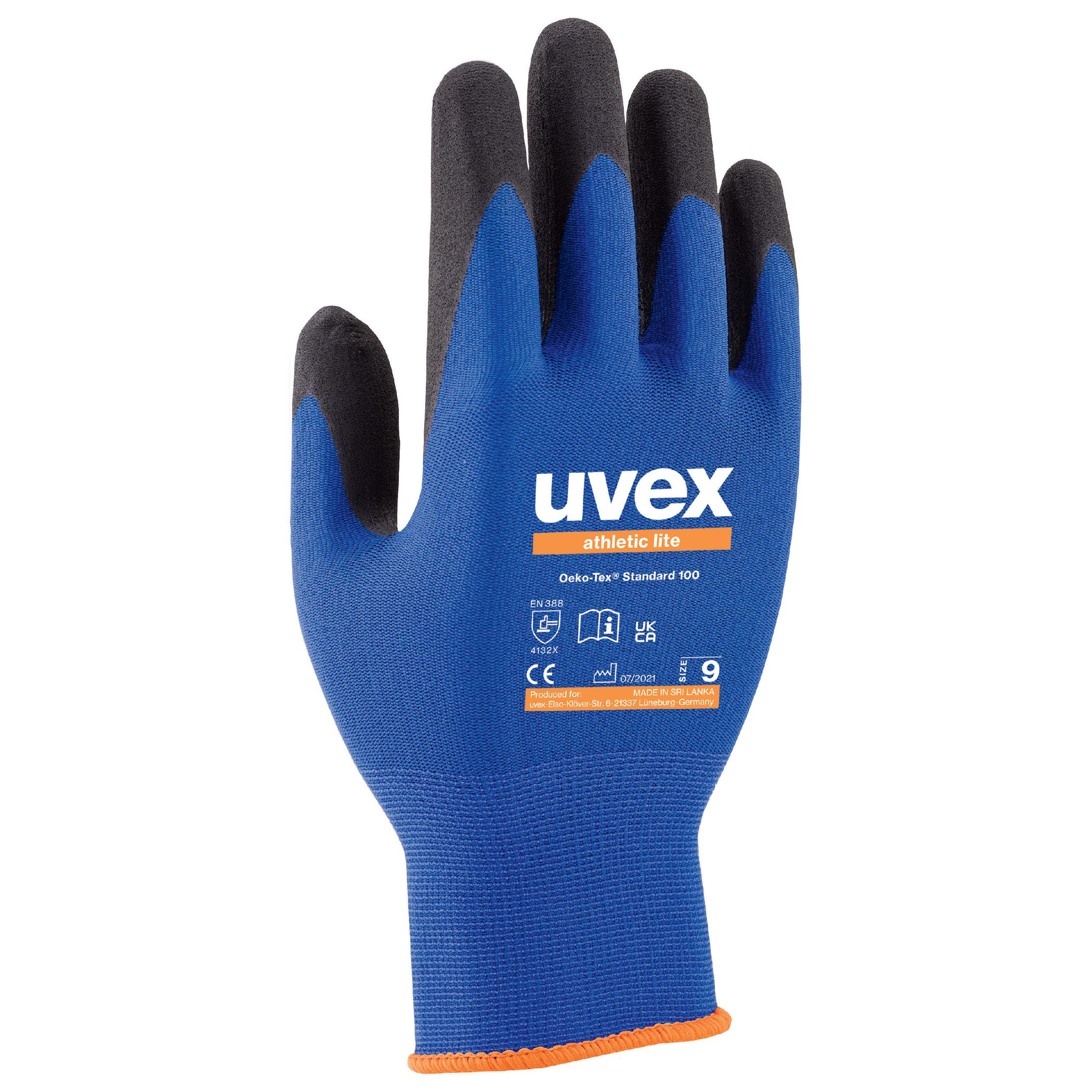 Image of Uvex 6002710 - Workshop gloves - Anthracite - Blue - Adult - Adult...