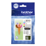 Brother LC-3213VAL Ink cartridge multi pack Bk,C,M,Y Blister, 4x400 pages ISO/IEC 19752 Pack=4 for Brother DCP-J 772