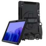 JLC Samsung A7 10.4 2020/Tab A7 10.4 LTE Spartan Case with Velcro Hand strap - Black