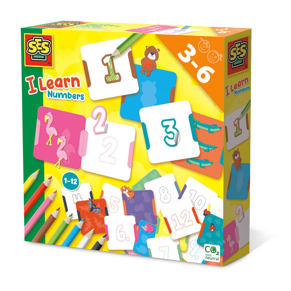 SES Creative I Learn Numbers 2-in-1 Set, 3 to 6 Years (14639)