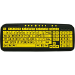 Ergoguys EZsee Multi-Media keyboard USB QWERTY English