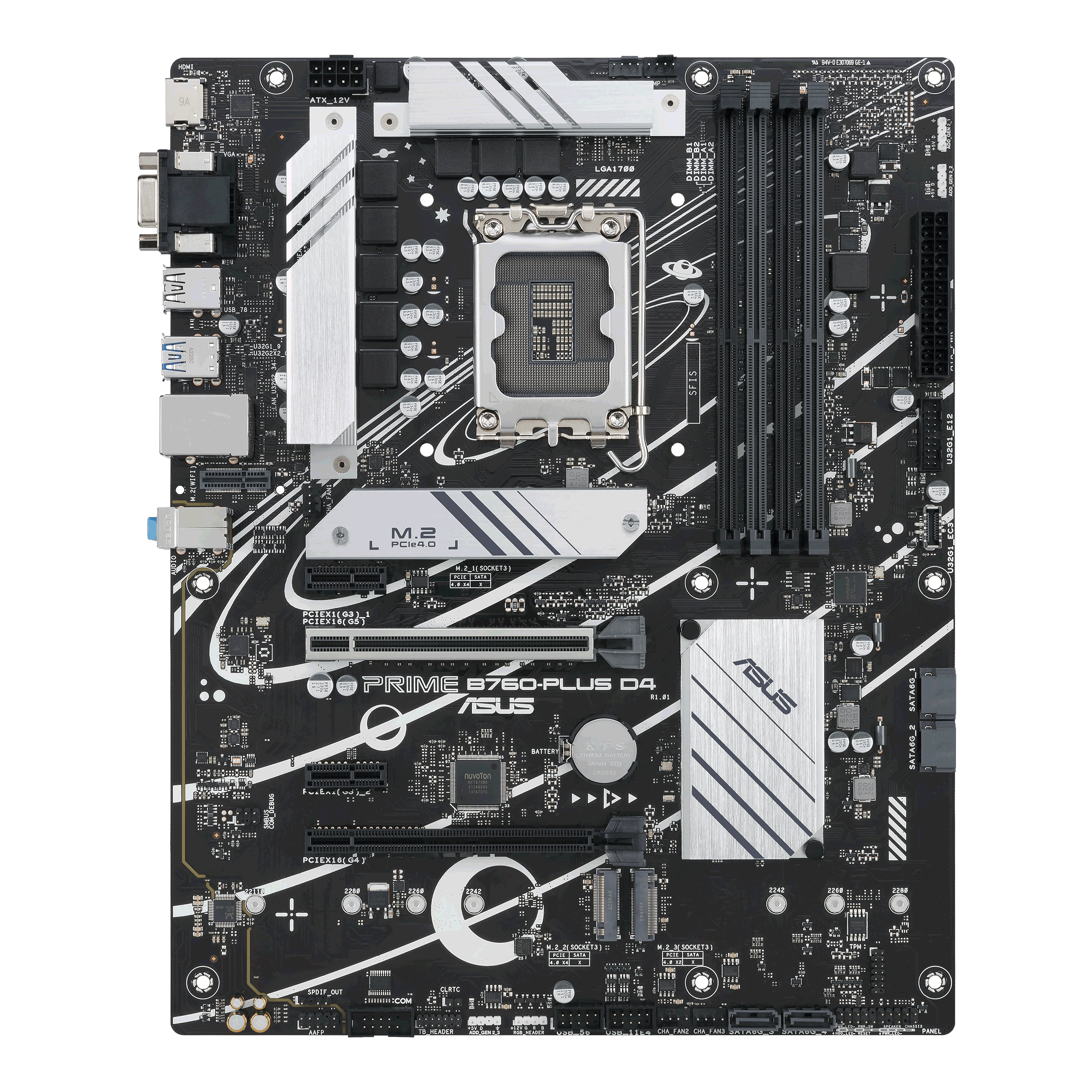 Image of ASUS PRIME B760-PLUS D4 Intel B760 LGA 1700 ATX