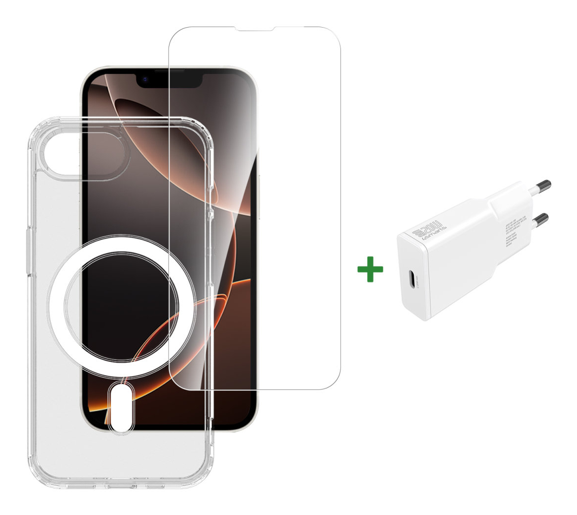 4smarts 541359 mobile phone starter kit Transparent, White