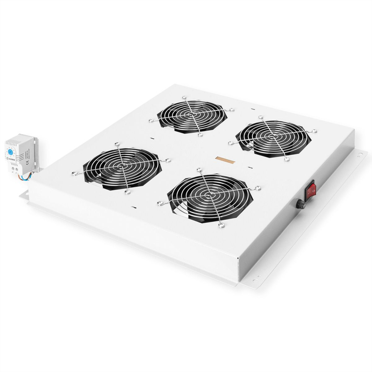 ROLINE 19-inch roof fan unit 4 fans. grey