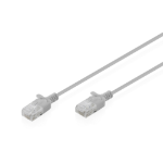 Digitus CAT 6 U-UTP Slim patch cable, 0.3 m, gray