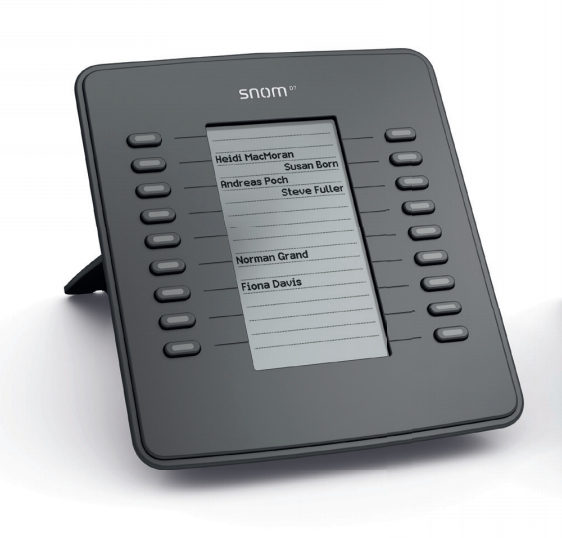 Image of Snom D7 IP add-on module Grey 18 buttons