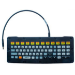 Zebra KYBD-QW-ET-S-1 mobile device keyboard QWERTY English USB Multicolour