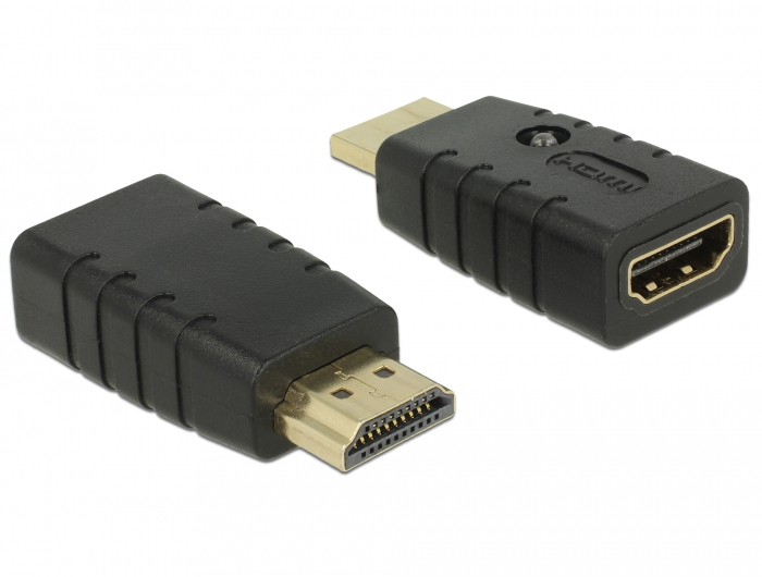 Image of DeLOCK 63320 cable gender changer 1 x HDMI-A 19 pin Black