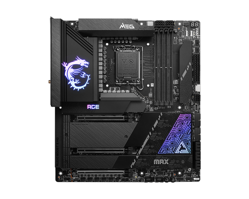 Image of MSI MEG Z790 ACE MAX motherboard Intel Z790 LGA 1700 Extended ATX