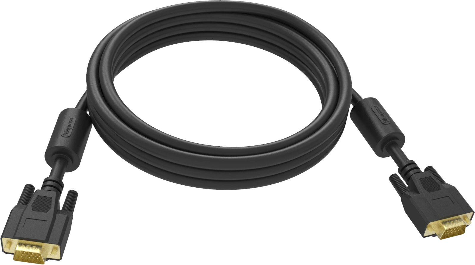 Image of Vision TC 10MVGAP/BL VGA cable 10 m VGA (D-Sub) Black