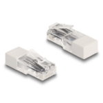 DeLOCK RJ45 plug with terminating resistor 120 Ohm white