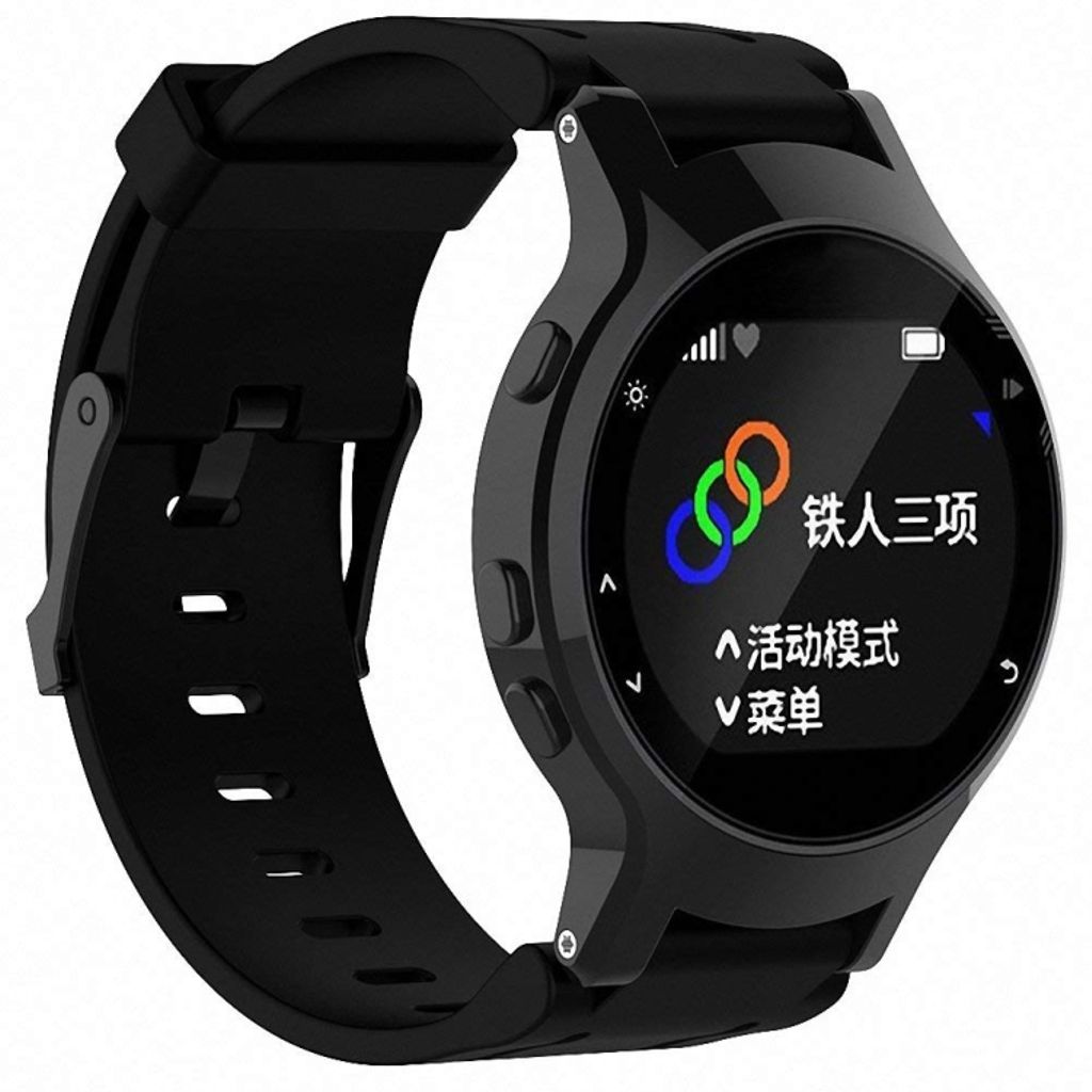 EU Product - Forerunner 225 Sport Silicone Watch Band - Black thumbnail