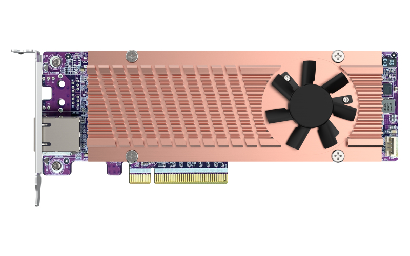 Image of QNAP Card QM2 interface cards/adapter Internal PCIe, RJ-45
