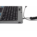 Gamber-Johnson 7160-1449-04 clavier pour tablette Noir, Gris USB QWERTY Espagnole