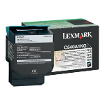 Lexmark C540A1KG Toner black return program, 1K pages ISO/IEC 19798 for Lexmark C 540/544/546