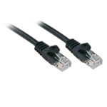 Lindy RJ-45/RJ-45 Cat.6 0.5m networking cable Black Cat6 U/UTP (UTP)