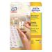 Avery L3410REV-25 self-adhesive label Removable White 2550 pc(s)