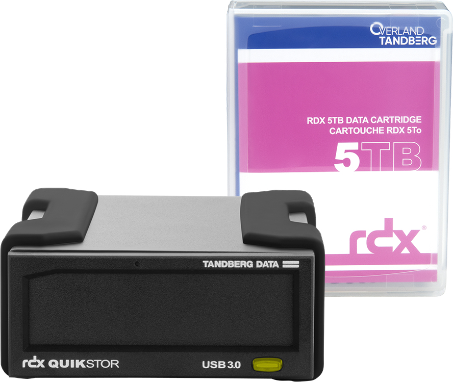 Image of Overland-Tandberg RDX External drive kit with 5TB HDD, USB3+