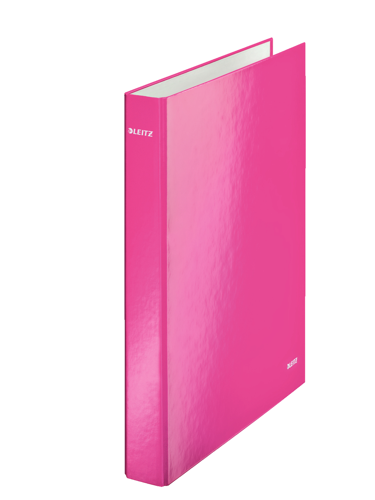 Leitz WOW Ring Binder 2 D-Ring 25mm A4 Pink (Pack of 10) 42410023