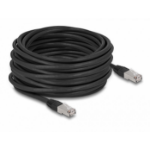 DeLOCK RJ45 Network Cable Cat.6A S/FTP PE Outdoor 15 m black