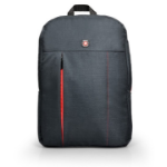Port Designs Portland backpack Black, Red Linen, Polyester