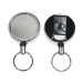 Digital ID Chrome ID Badge Reels with Key Ring (Pack of 50)