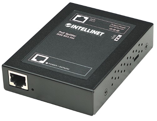 Intellinet Power over Ethernet (PoE+) Splitter, IEEE802.3at, 5, 7.5, 9 or 12 V DC output voltage