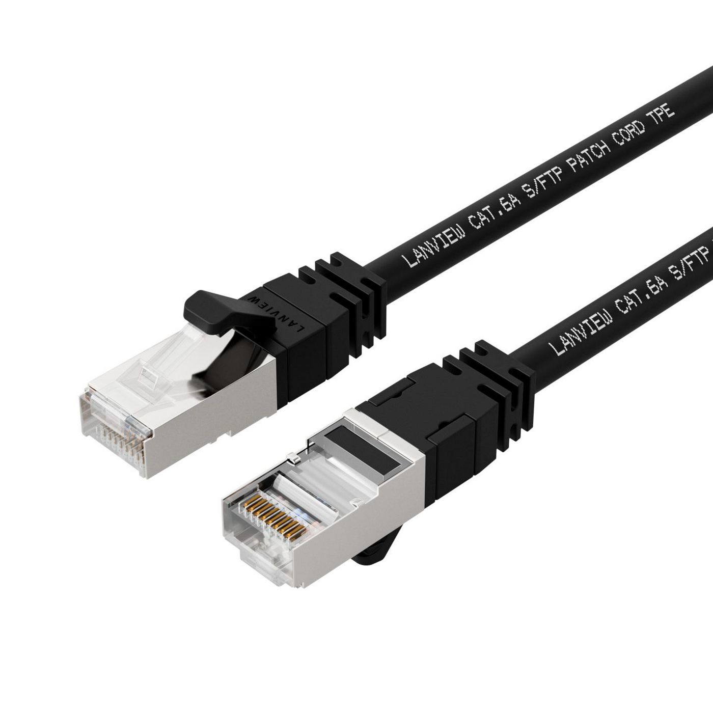Lanview Black Lv-Sftp6a015b Networking Cable 1.5 M Cat6a S/Ftp (S-Stp)