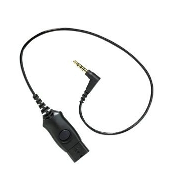 POLY 88729-01 audio cable 3.5mm Mini-DIN (6-pin) Black