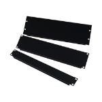 Videk 3U 19 inch Steel Blank Panel - Black