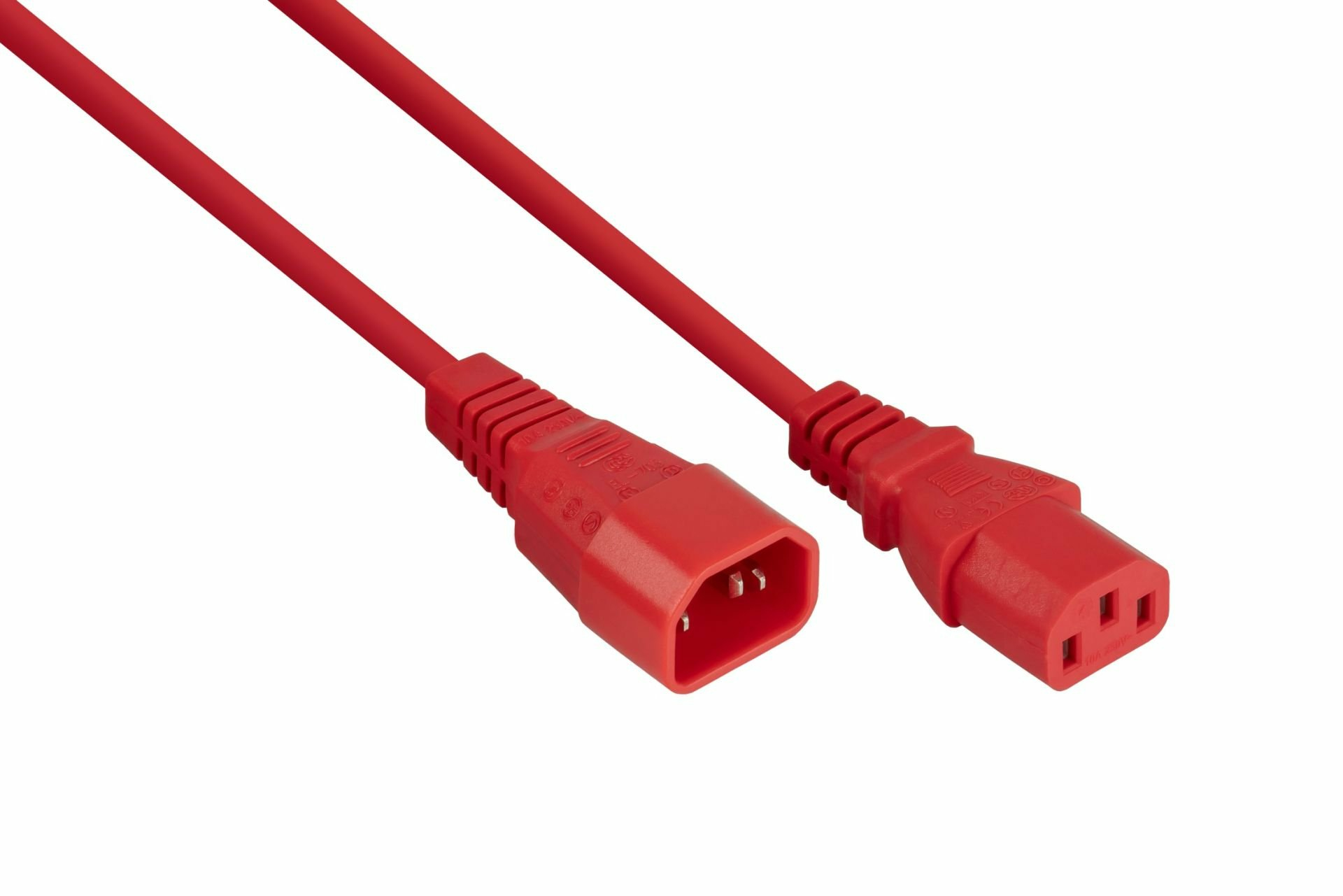 Kabelmeister SK1430-R030 power cable Red 3 m IEC C14 IEC C13