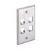Panduit CFP4SY wall plate/switch cover Stainless steel