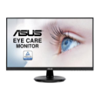 ASUS VA24DQ - LED monitor - 23.8" - 1920 x 1080 Full HD (1080p) - IPS - 250 cd/m? - 1000:1 - HDMI, VGA, DisplayPort - speakers - black -