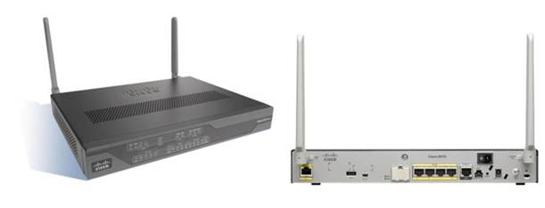 Cisco 881G wireless router Fast Ethernet 3G Black