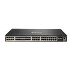 HPE Aruba Networking CX 6300M 48-port Smart Rate 1/2.5/5GbE Class 6 PoE and 4-port SFP56 Switch