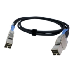 Image of QNAP CAB-SAS05M-8644 Serial Attached SCSI (SAS) cable 0.5 m Black