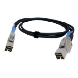 Photos - Cable (video, audio, USB) QNAP CAB-SAS05M-8644 Serial Attached SCSI  cable 0.5 m Black (SAS)