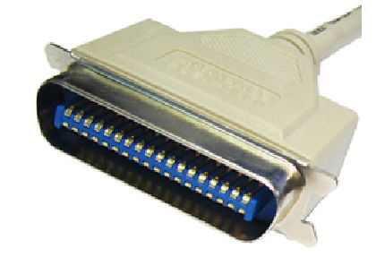 Cables Direct 10m Centronic, M - M parallel cable Grey