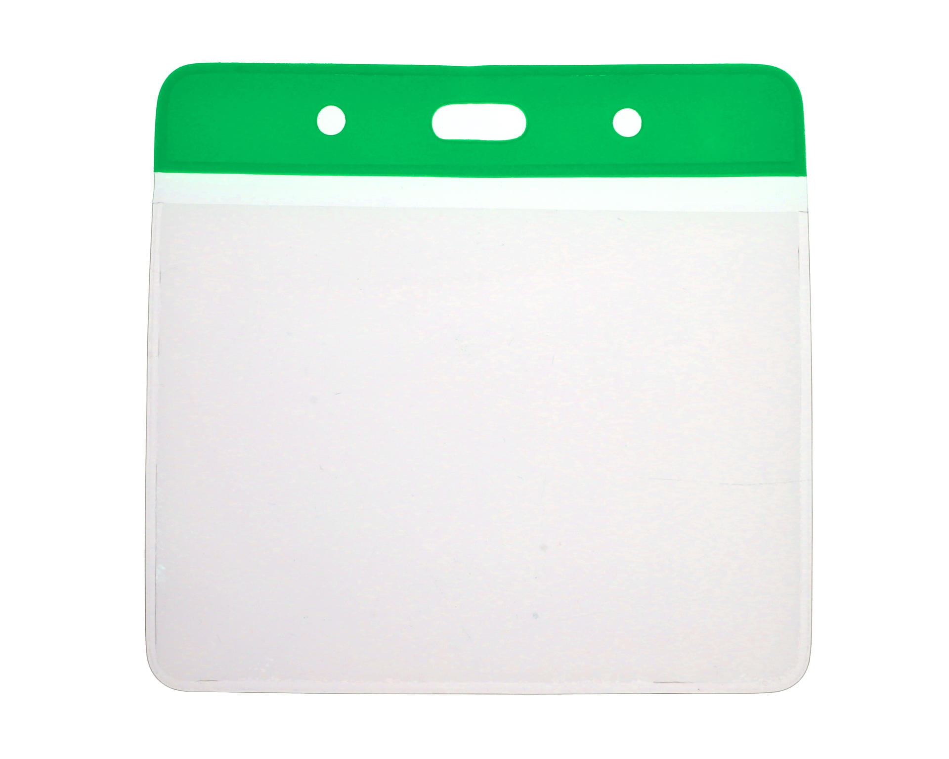 Image of Digital ID Vinyl Green Top Visitor Card Holder 102 x 83 mm...
