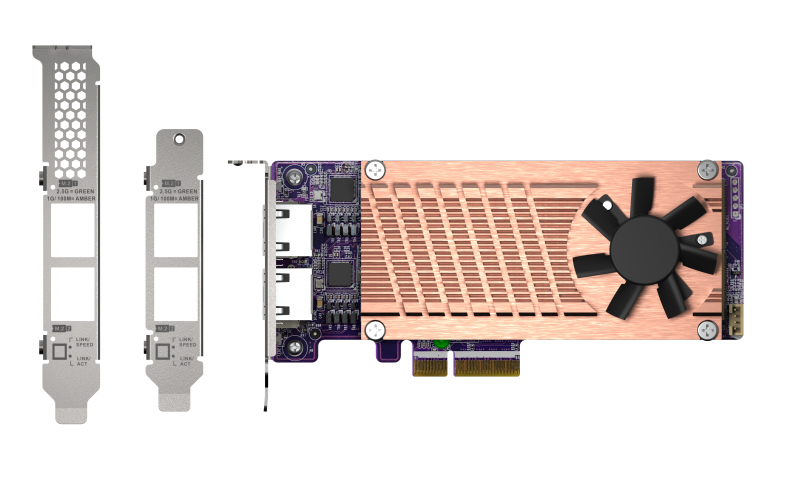 Image of QNAP QM2-2P2G2T network card Internal Ethernet 2500 Mbit/s