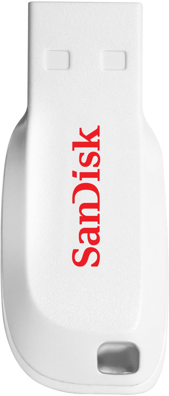 SanDisk Cruzer Blade. 16GB USB flash drive USB Type-A 2.0 White