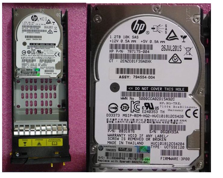 Image of HP E 3PAR StoreServ M6710 1.2TB 6G SAS 10K 2.5in Hard Drive