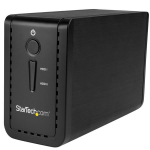 StarTech.com USB 3.1 Dual 3.5â€ SATA (6Gbps) HDD Enclosure with RAID - USB-C and USB-A