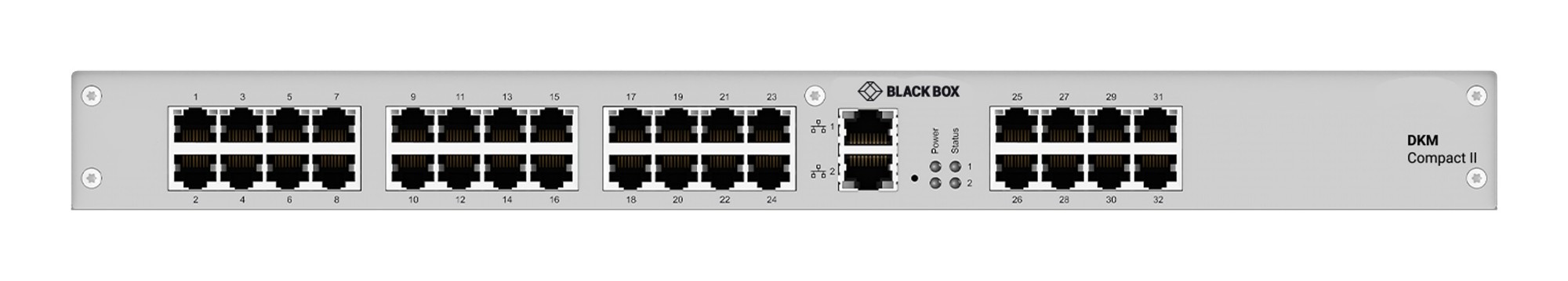 Black Box ACXC32-3G KVM switch Rack mounting Black. Grey