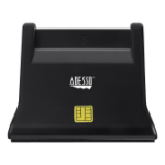 Adesso SCR-300 smart card reader Indoor USB USB 2.0 Black