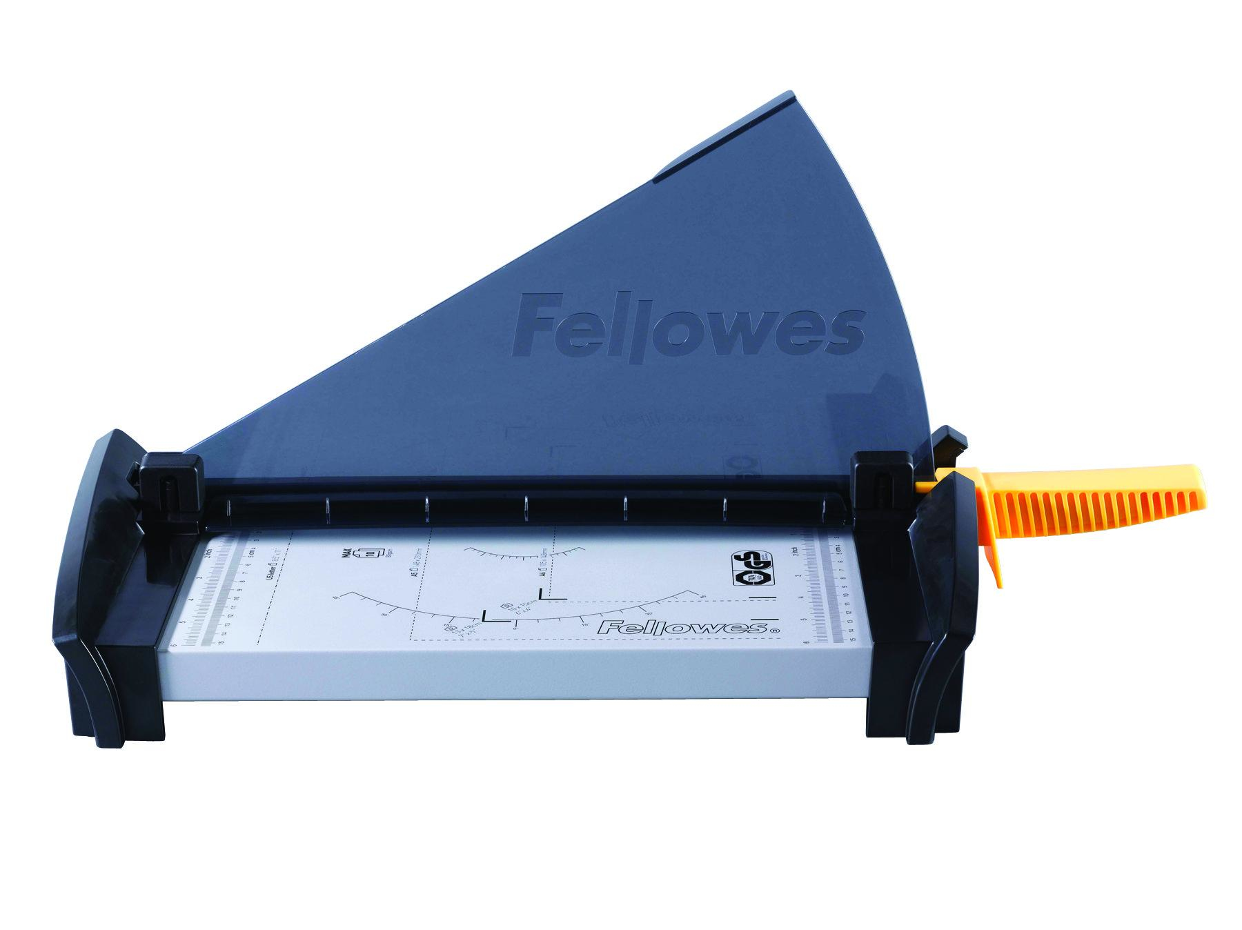 Fellowes Fusion A4 - Guillotina de papel (grafito, plata, amarillo)