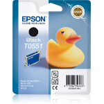 Epson C13T05514010/T0551 Ink cartridge black, 290 pages ISO/IEC 24711 8ml for Epson Stylus Photo RX 420